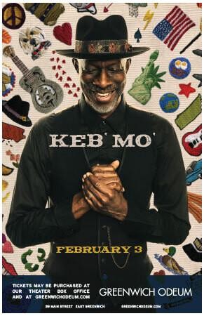 Keb' Mo' Autographed Poster