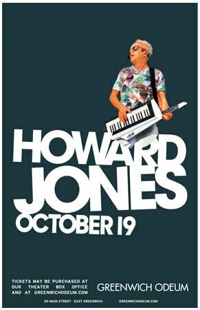 Howard Jones Autographed Poster