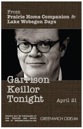 Garrison Keillor Autographed Poster