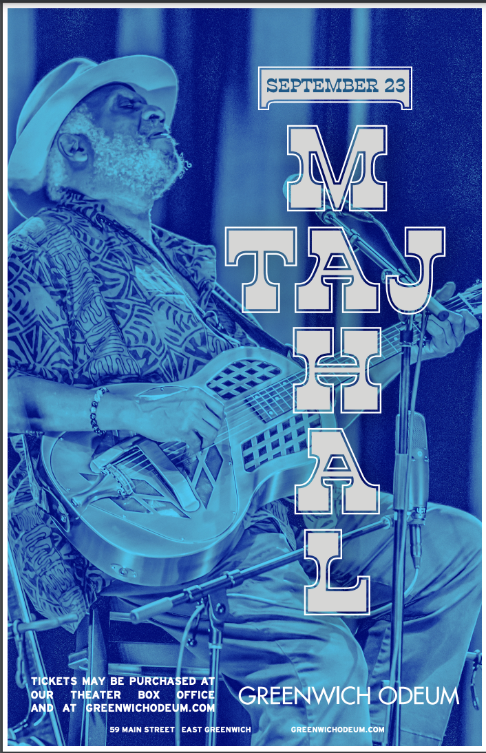 Taj Mahal 2022 Autographed Poster