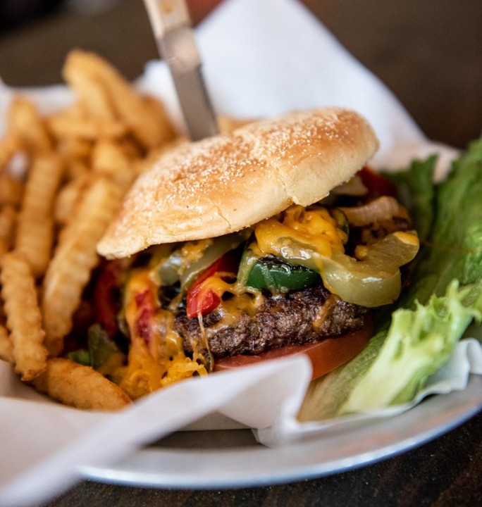 Blackenend Jalapeno Cheddar Burger