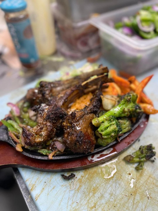 LAMB CHOPS SIZZLER