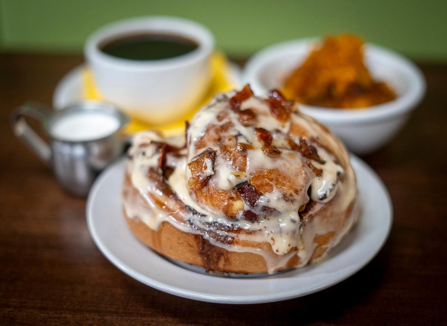 Maple Bacon Cinnamon Rolls