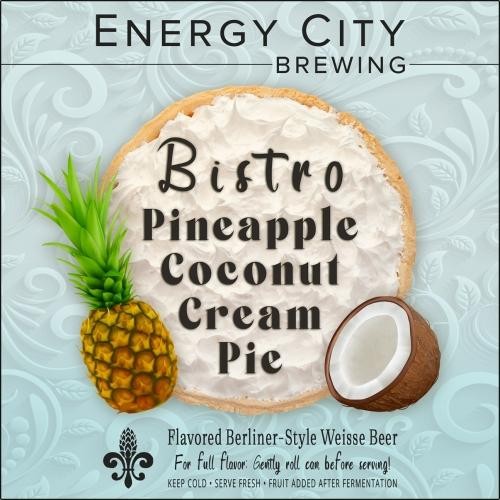Energy City Bistro Cabana: Pineapple & Coconut (16oz. Can)