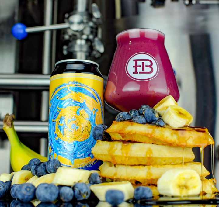 Froth Liquid Lollipop: Blueberry Banana Waffle (16oz. Can)