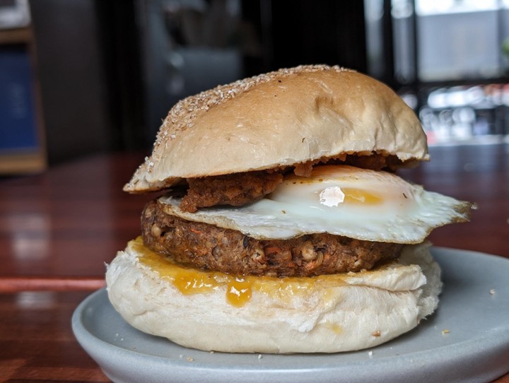 African Peanut Burger