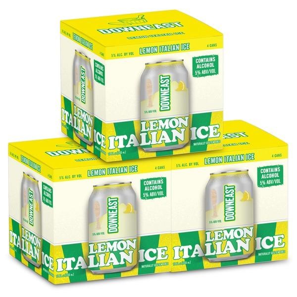 Downeast Lemon Italian Ice (12oz. Can)