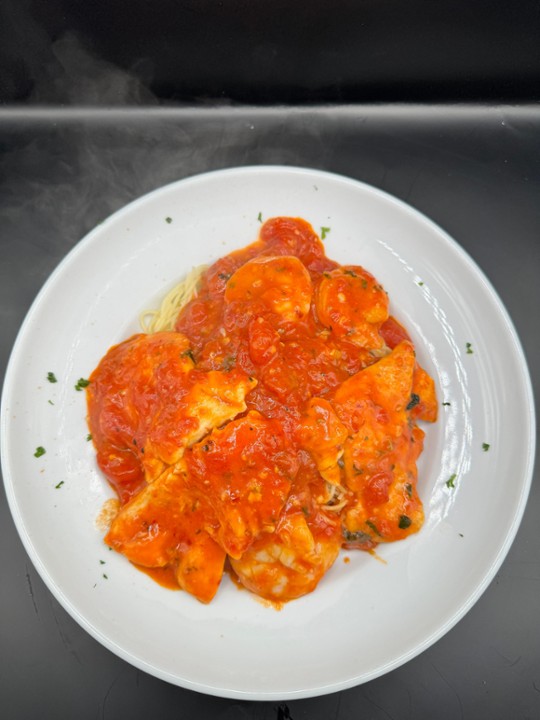 Chicken Shrimp Fra Diavolo