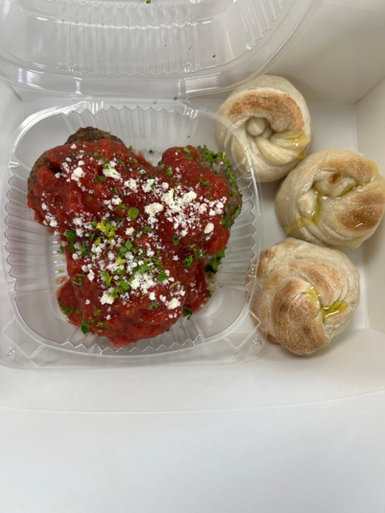 HomeMade MeatBalls and Bread