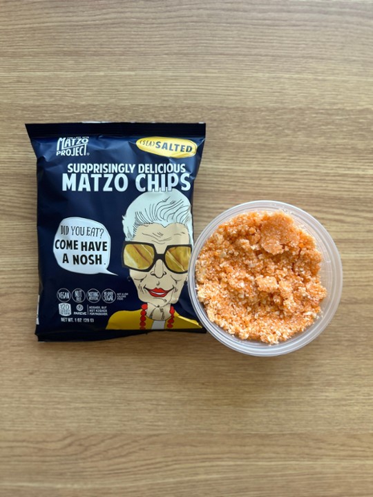 Carrot Horseradish + Matzah Chips