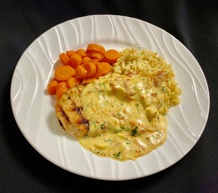 Chicken Breast with Sun-Dried Tomato  Basil Cream Sauce