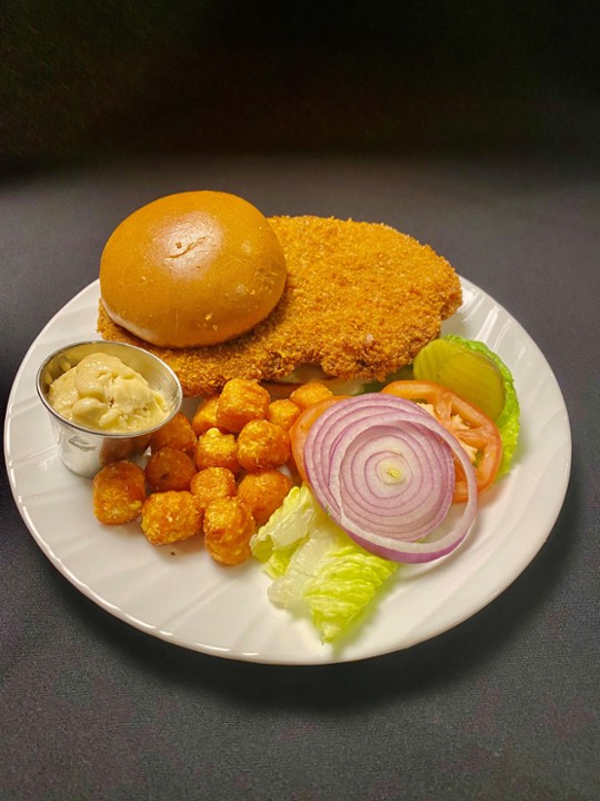 Breaded Pork Tenderloin Sandwich