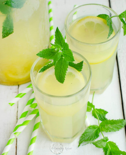 Sparkling Mint Lemonade