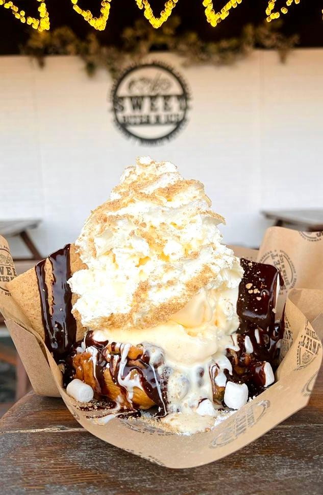 S'mores Funnel Cake