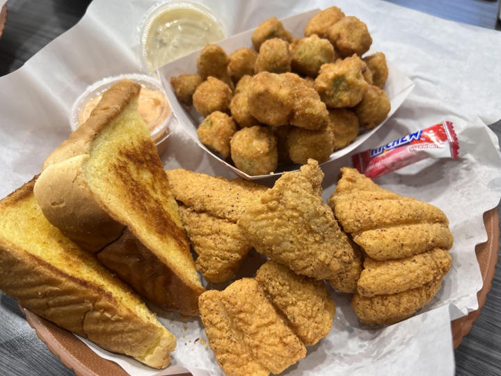 Catfish & Okra Basket