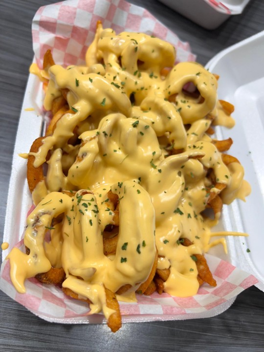 Cheesy Curly Fries