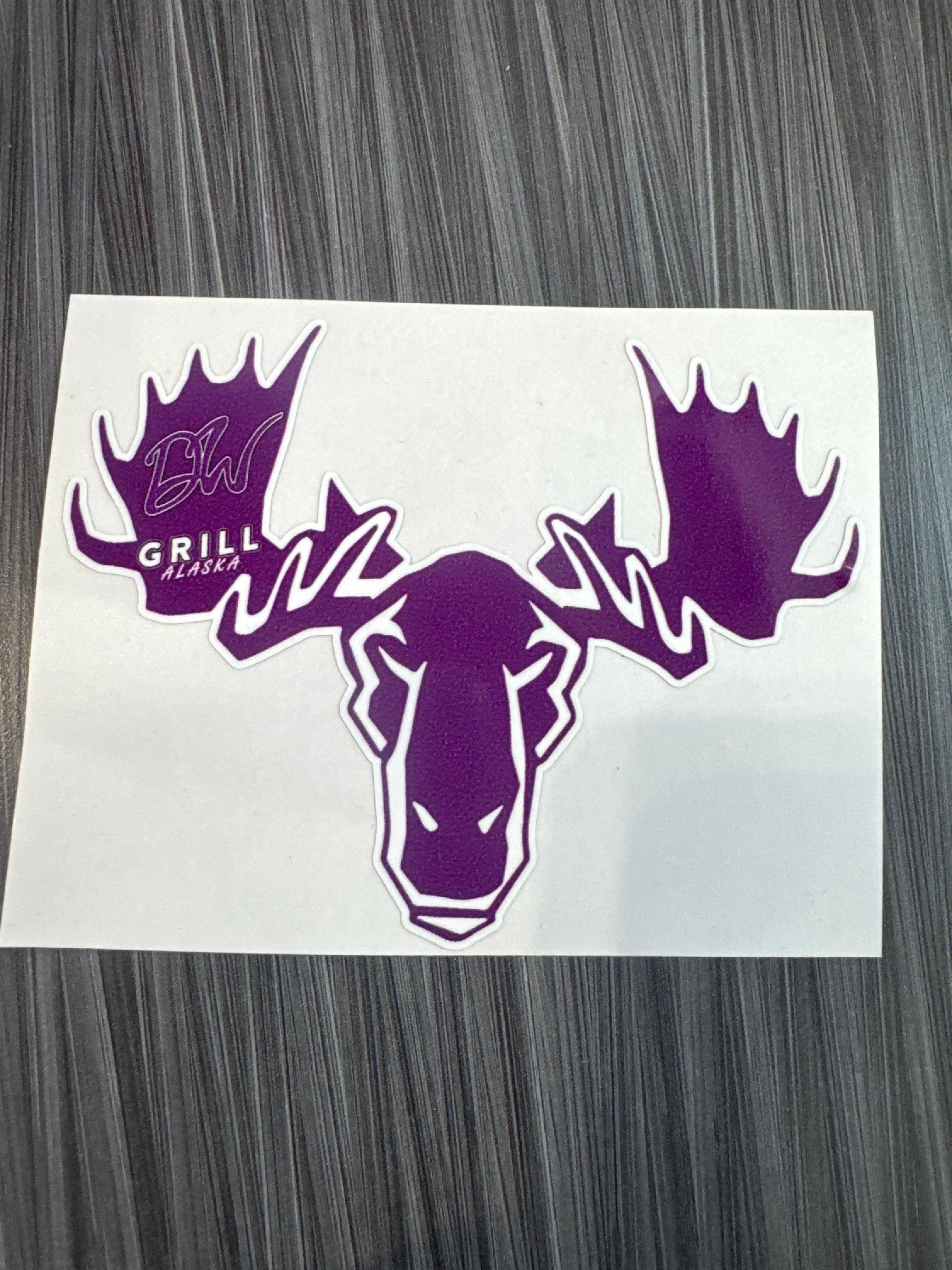 DW Moose sticker