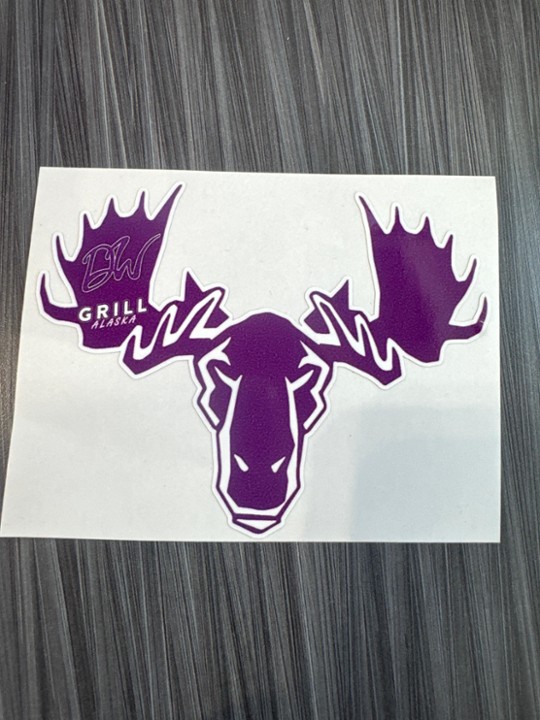 DW Moose sticker