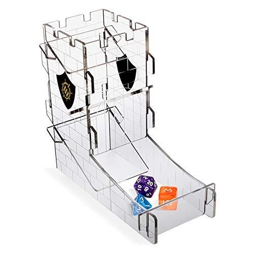 Dice Tower - Castle (clear)