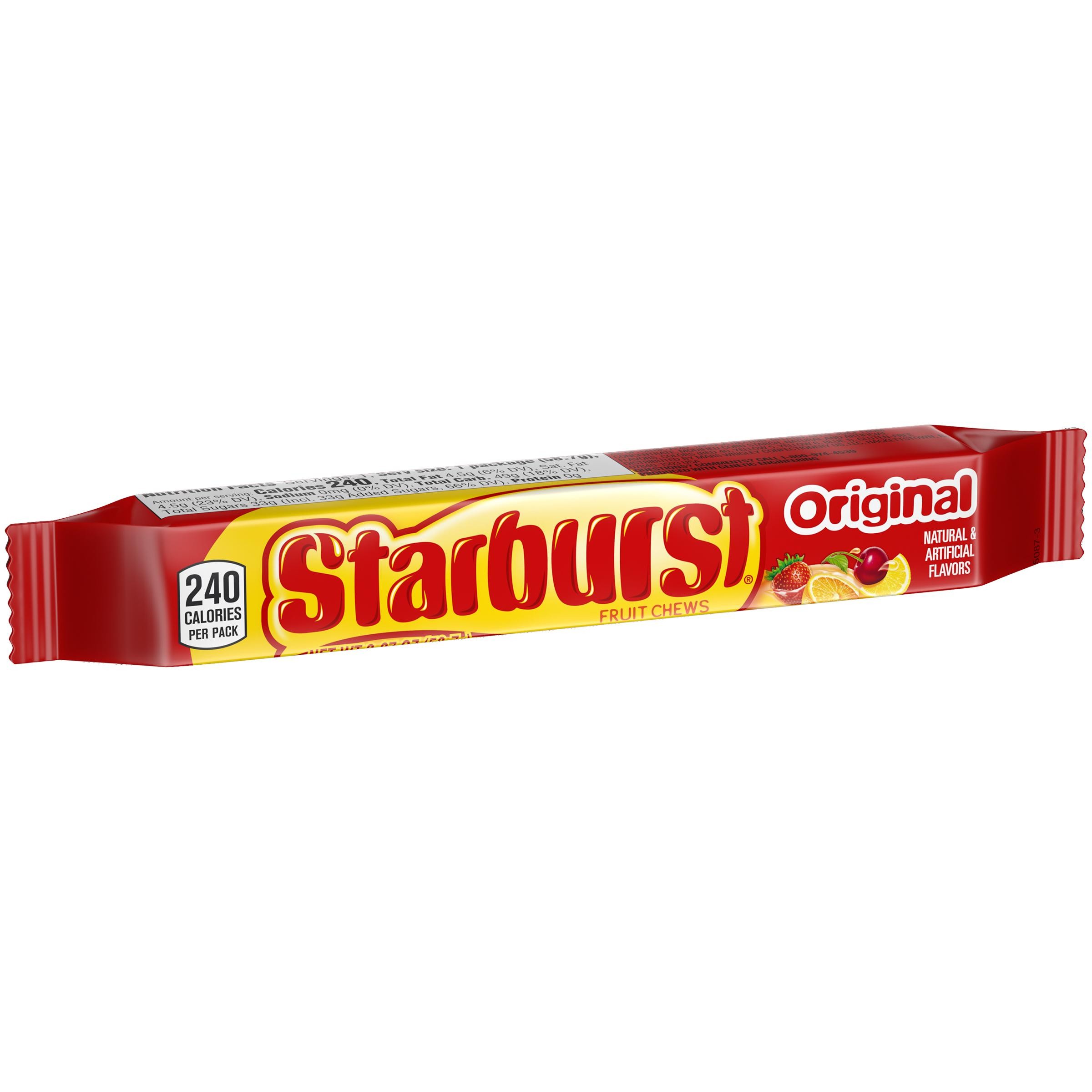 Starburst Original Fruit Chews Gummy Candy  Full Size - 2.07 Oz
