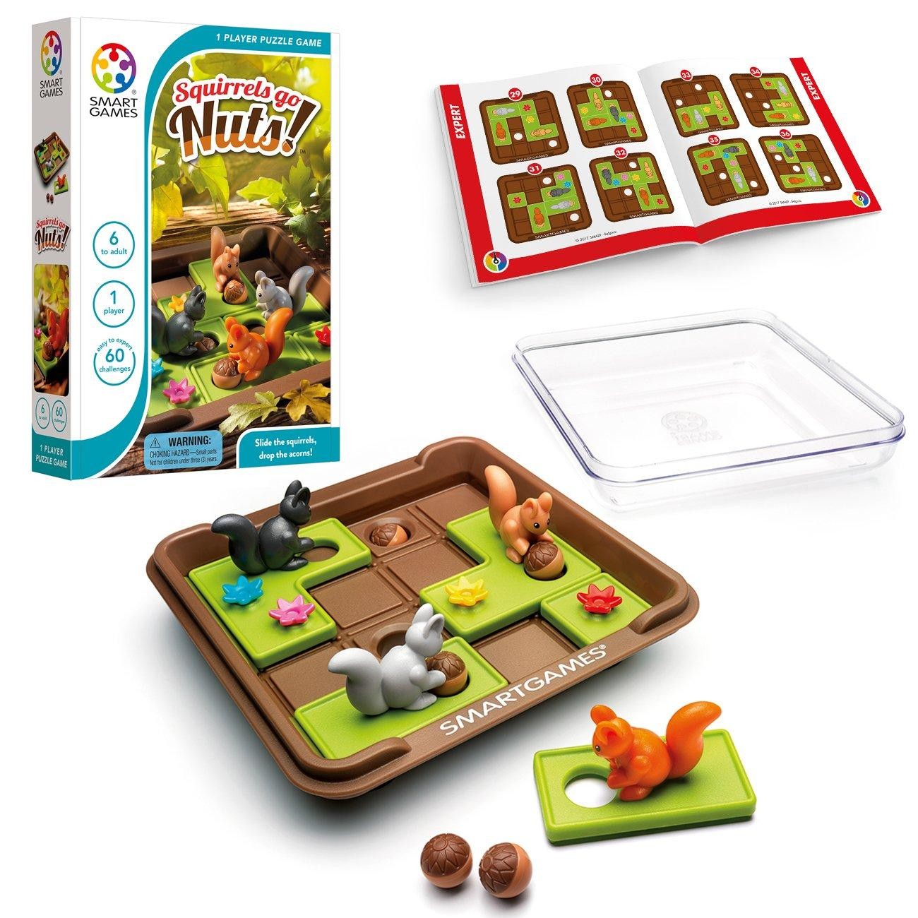 Squirrels Go Nuts 1-Player Puzzle Game