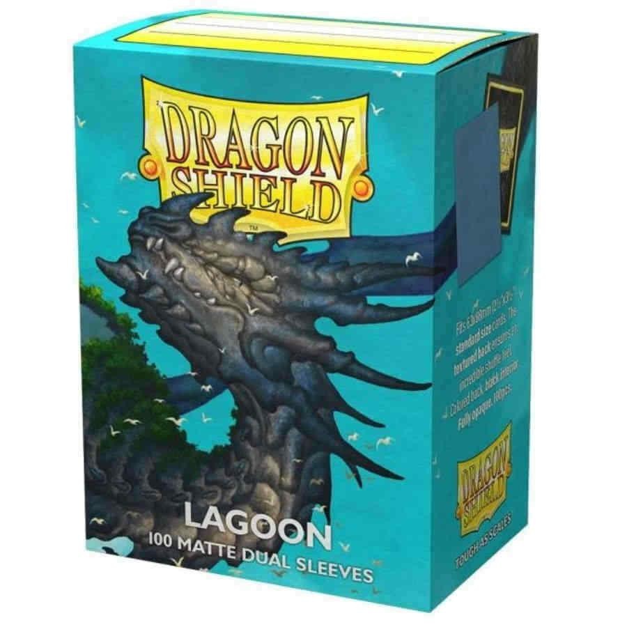 Dragon Shield - Dual Matte Lagoon, Blue - 100 Count
