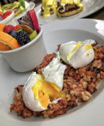 Corned Beef Hash & Poached Eggs