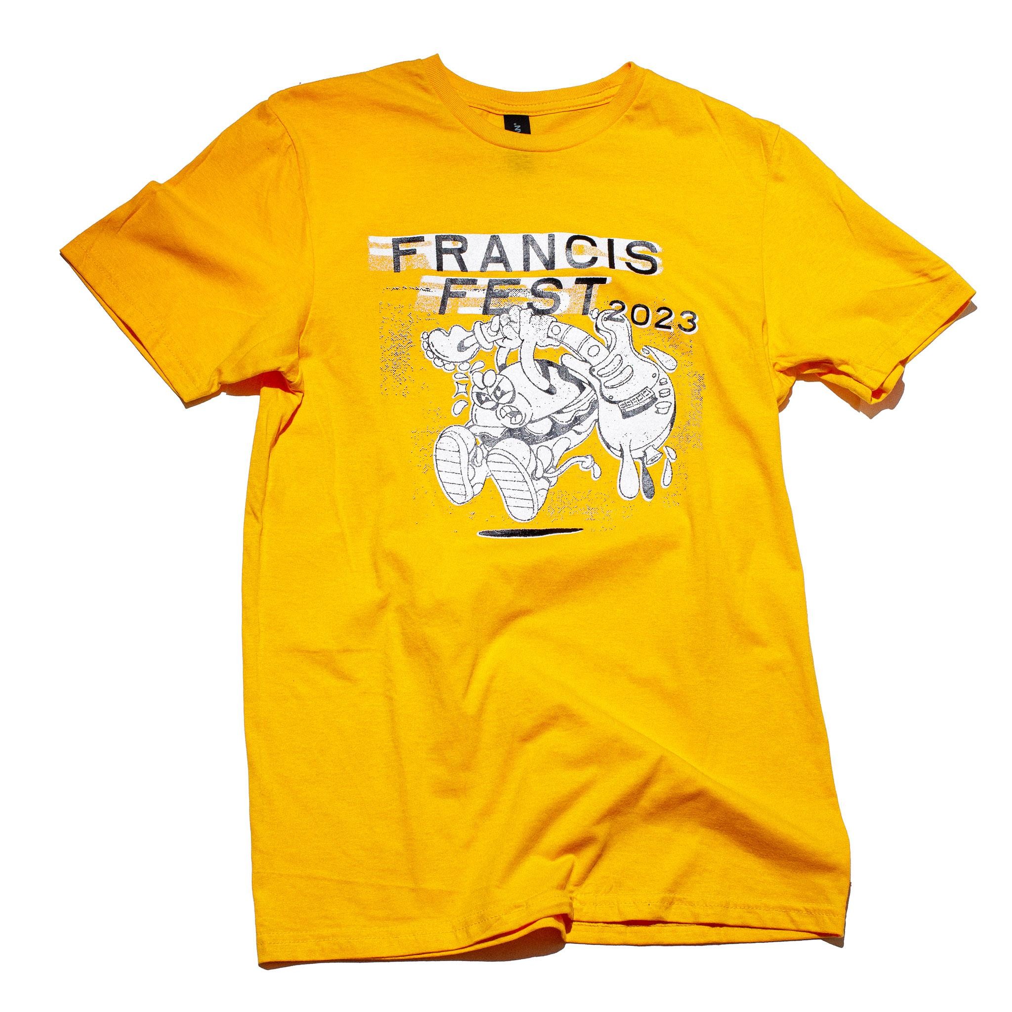 Closeout! Francis Fest Tee in Gold
