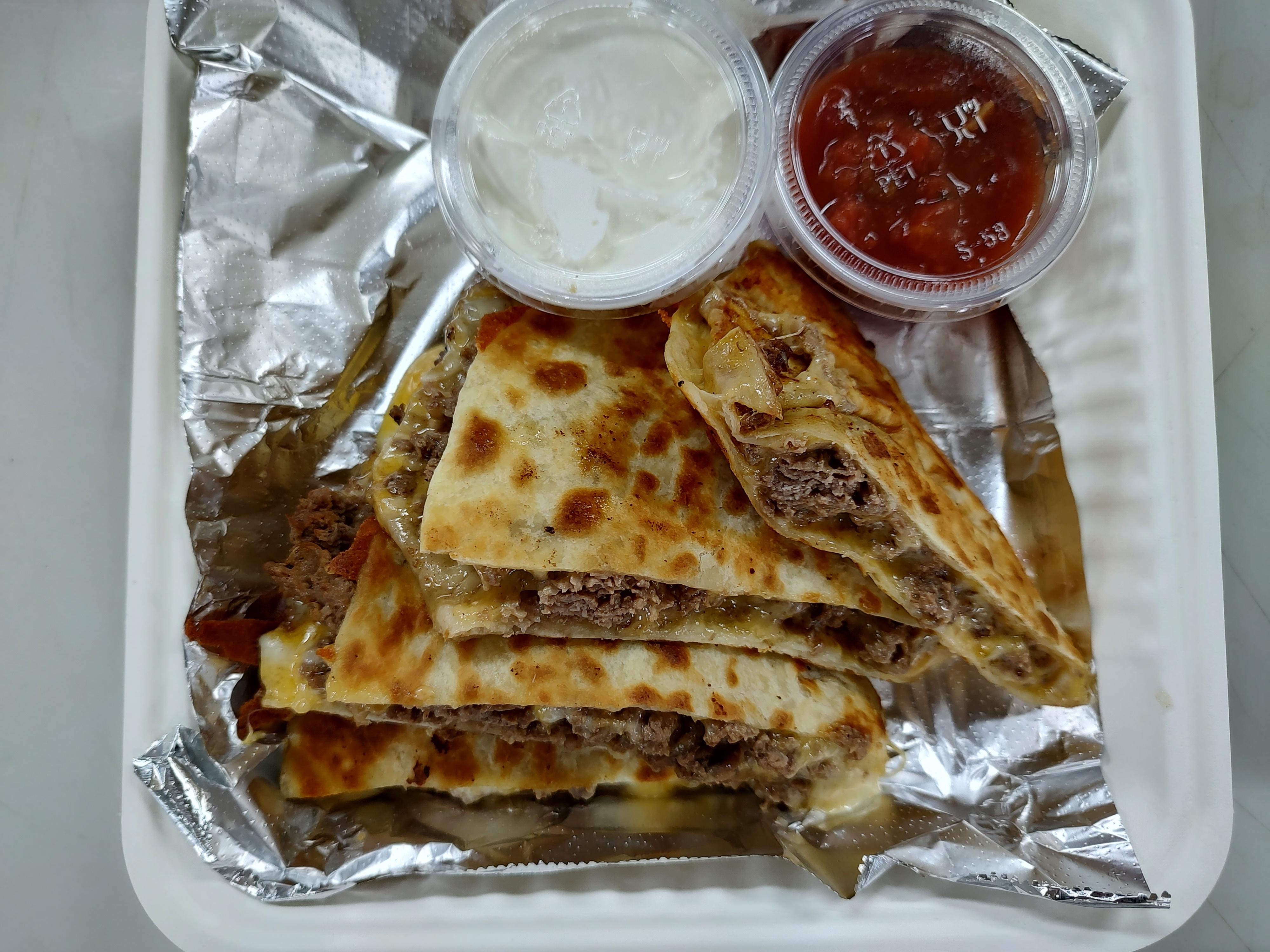 Grilled Steak and Cheese Quesadilla