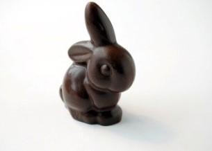 Petit Solid Chocolate Bunny