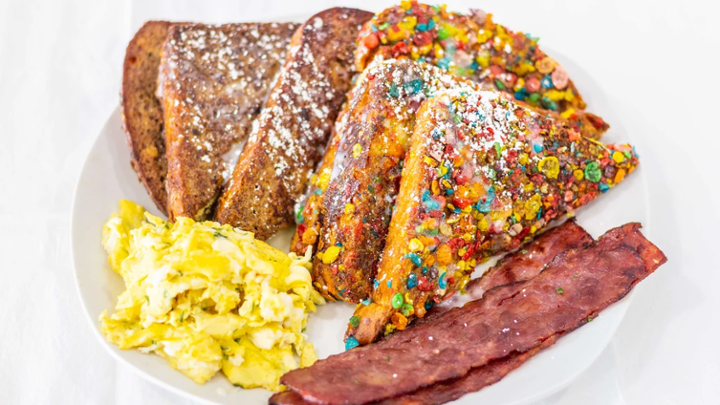 Fruity Pebble French Toast ❤️