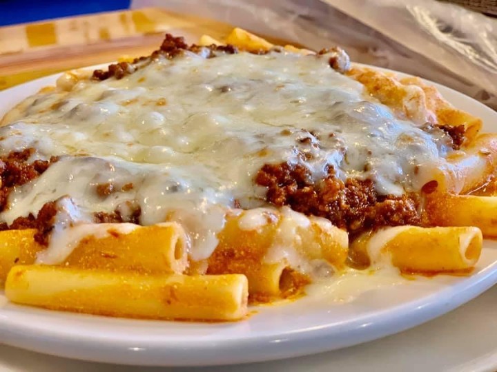 Baked Ziti w/ Meat Sauce