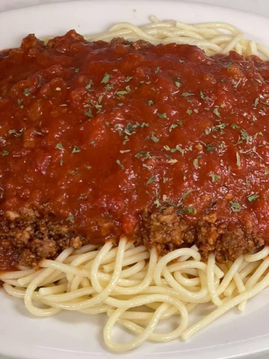 Spaghetti w/ Meat Sauce