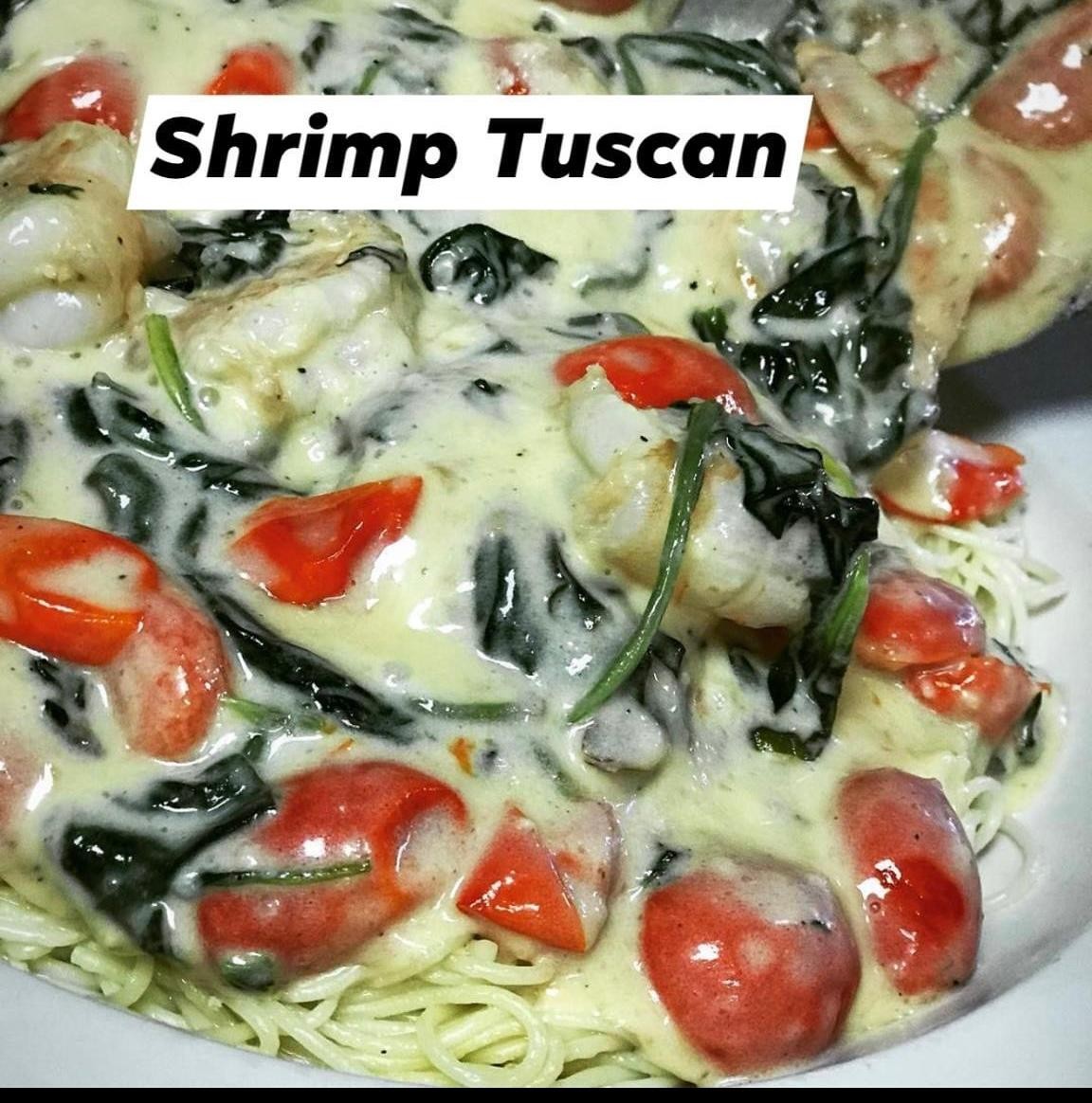 Shrimp Tucsan pasta