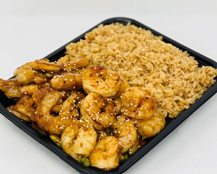 Hibachi Chicken & Shrimp