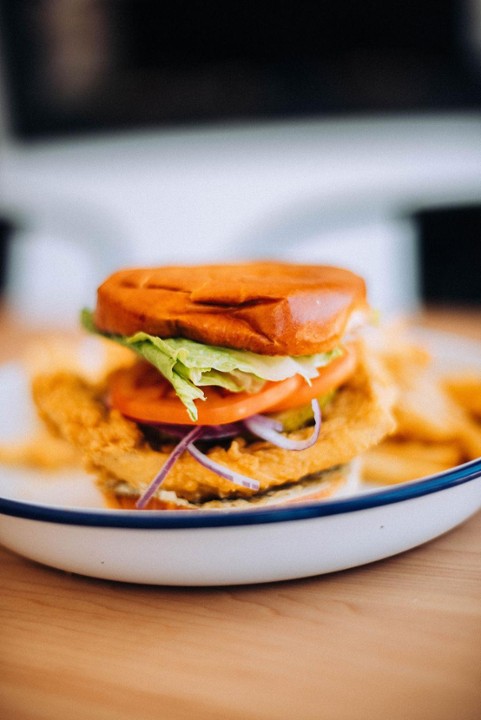 FRIED HADDOCK SANDWICH