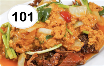 #101 - Stir-Fried Soft-Shell Crab w. Curry Powder