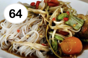 #64 - Tum-Sua (Lao-Style Vermicelli Papaya Salad)