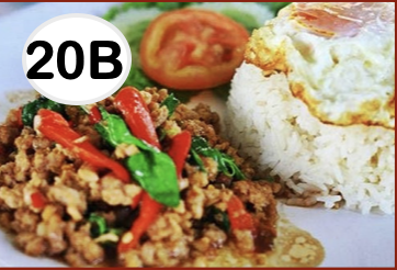 #20B - Stir-Fried Basil on Rice (GF, V)