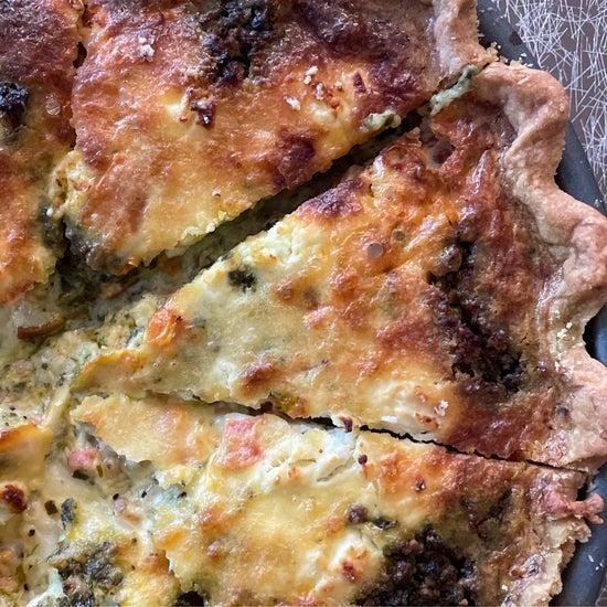 Veggie & Cheese Quiche