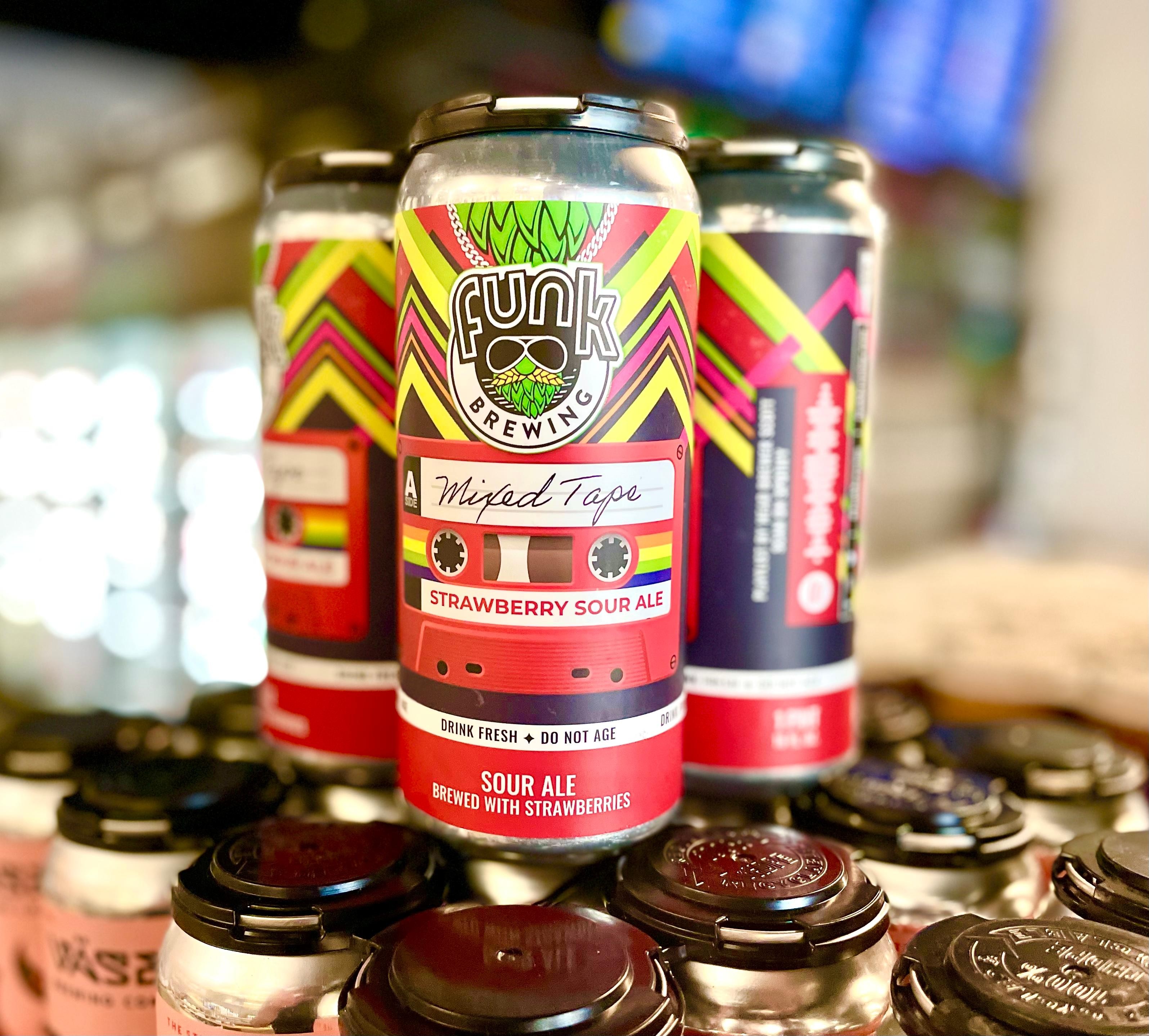 Funk Brewing-Mixed Tape strawberry Sour