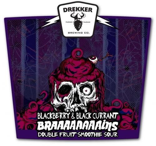Drekker-Braaaains Blackberry and Black Currant-Sour