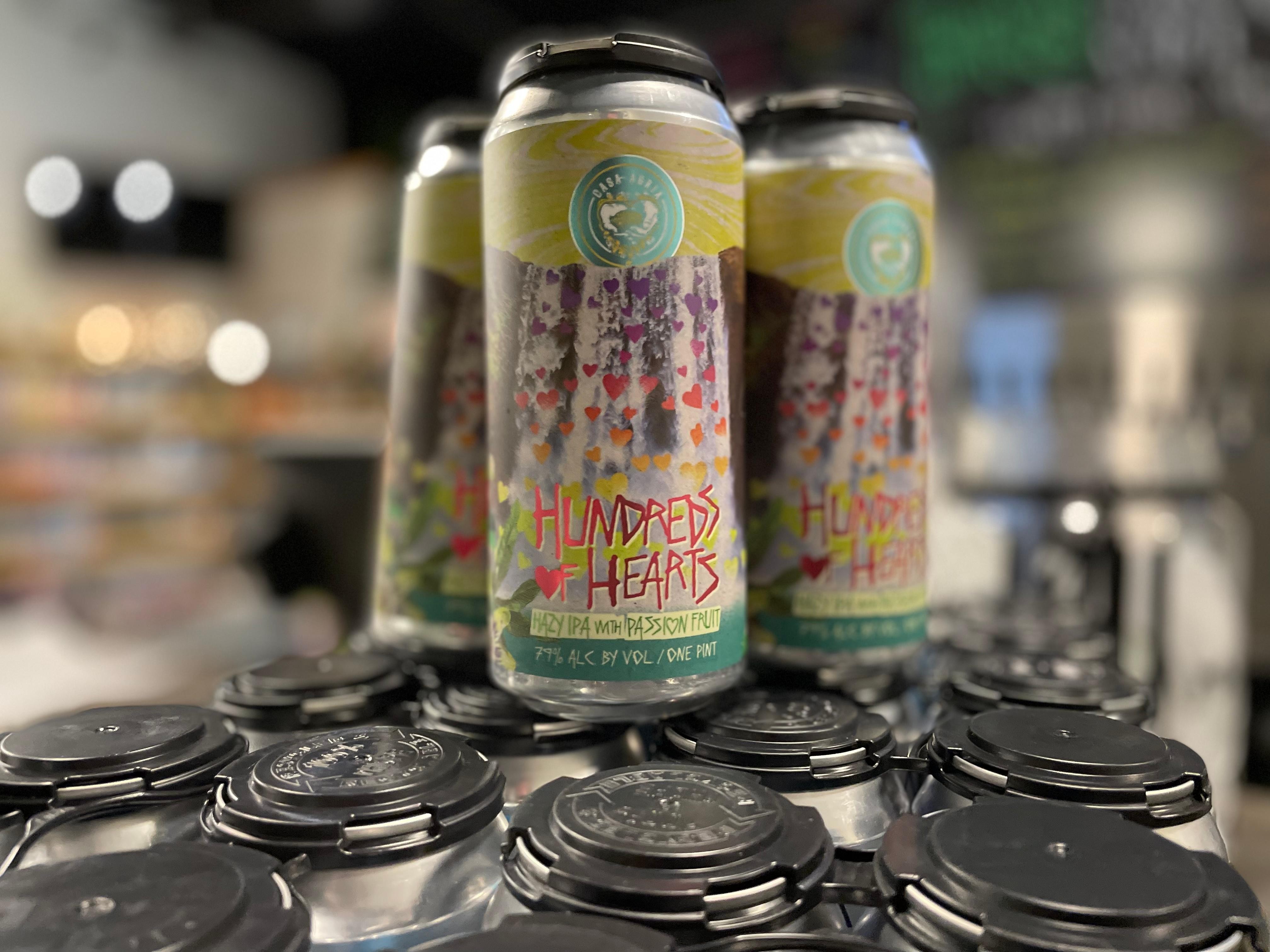 Casa Agria - Hundreds of Hearts Hazy IPA w/ Passion Fruit