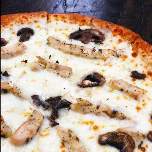 10" Thin Crust Chicken Alfredo Pizza