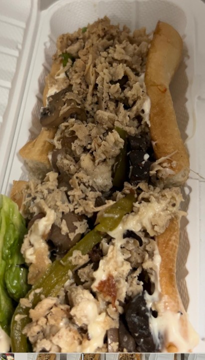 Chicken Cheese steak sub