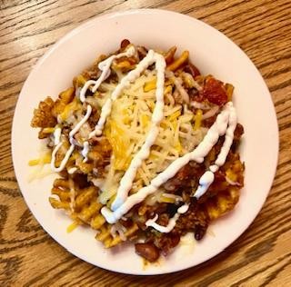 Waffle Chili Cheese Fries