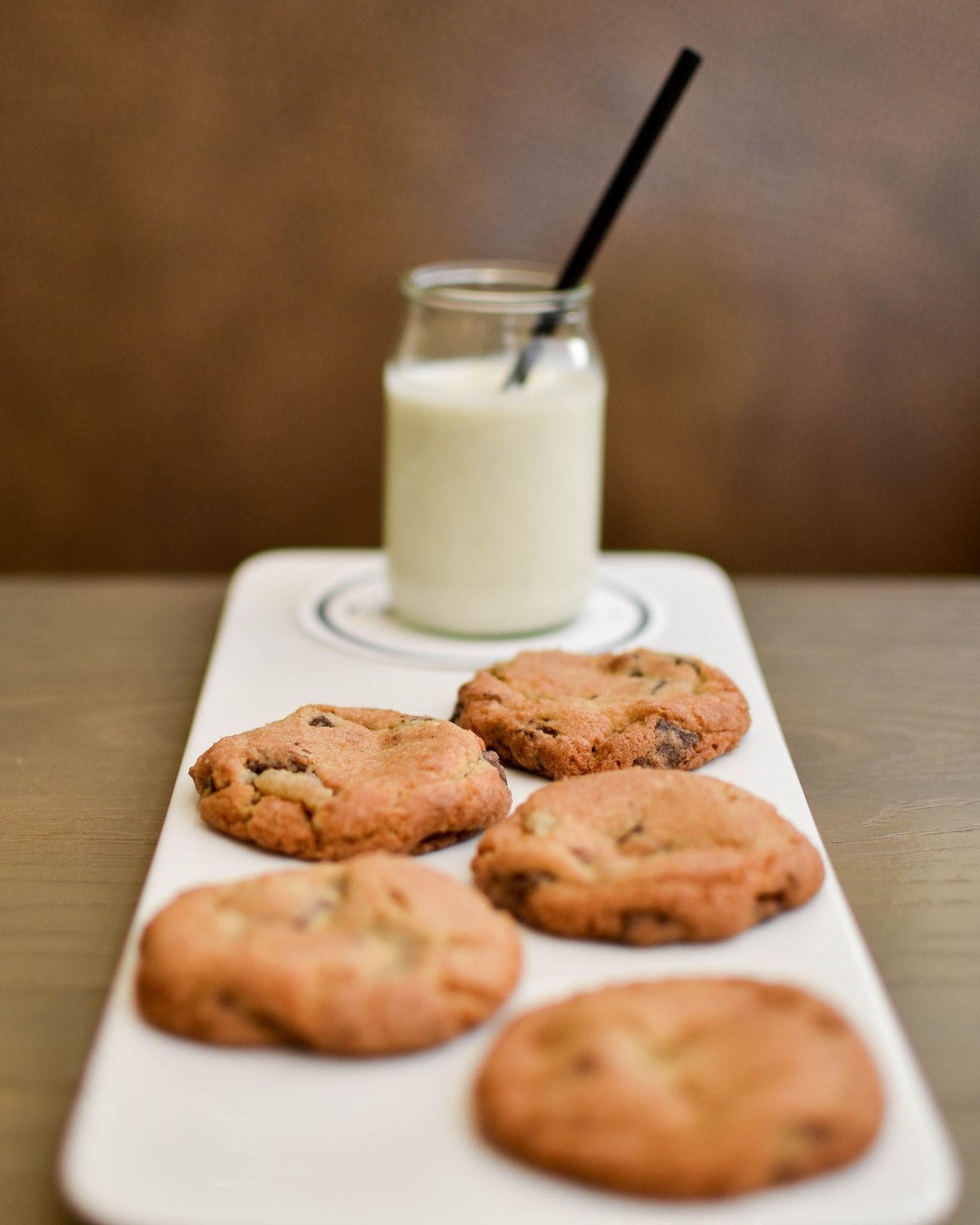 Mooo.... Chocolate Chip Cookies (without milk)