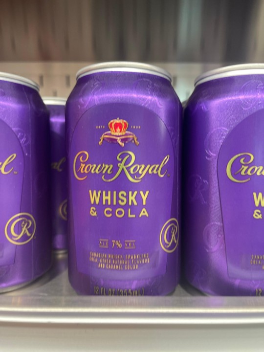 Crown whisky cola