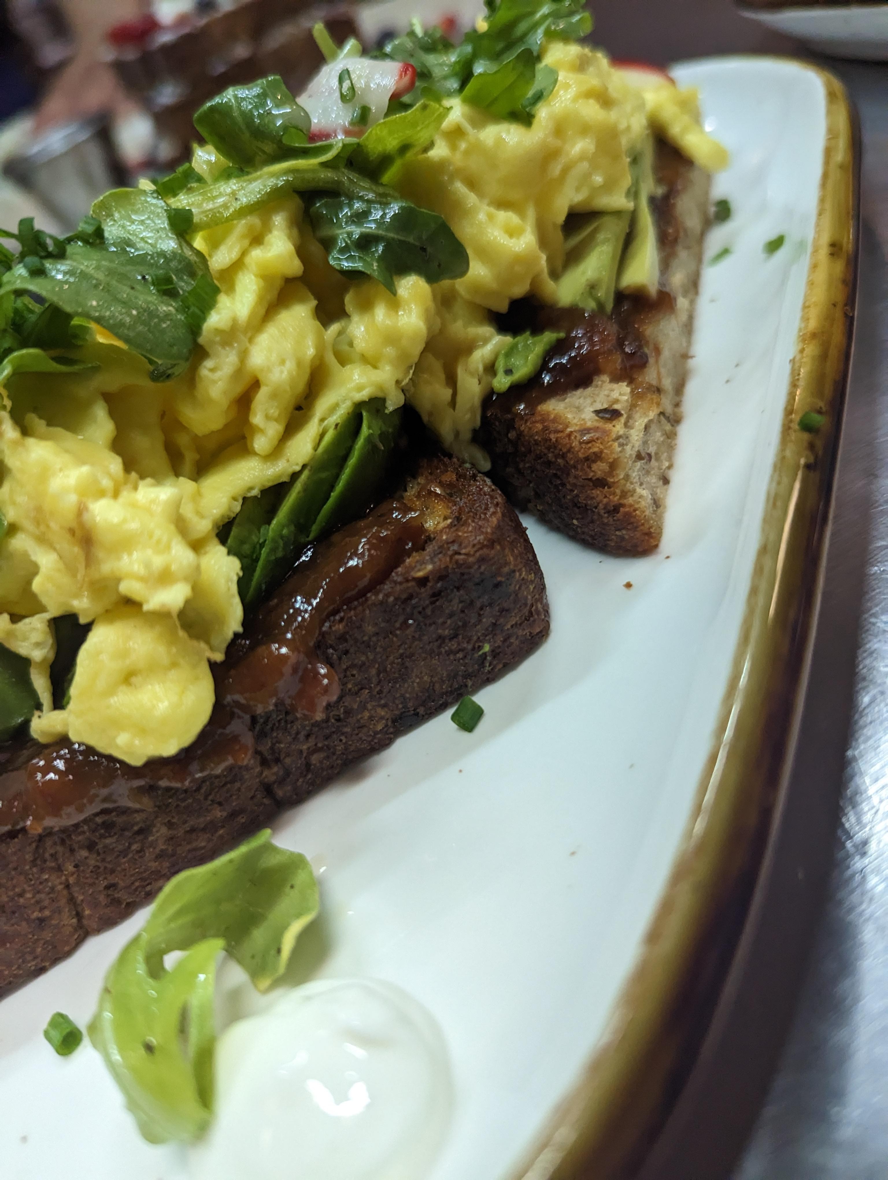 Bacon Guava Jam Avocado Toast