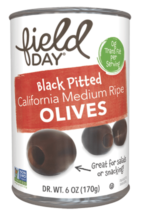 Pitted Black Olives (6oz)